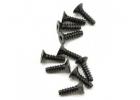 Axial M3x10mm Hex Socket Tapping Flat Head (Black) (10)