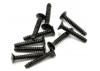 Axial M3x18mm Hex Socket Tapping Flat Head (Black) (10)