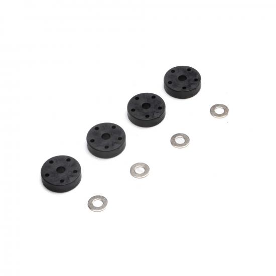 SCX6: Shock Piston And Shim Set (4)