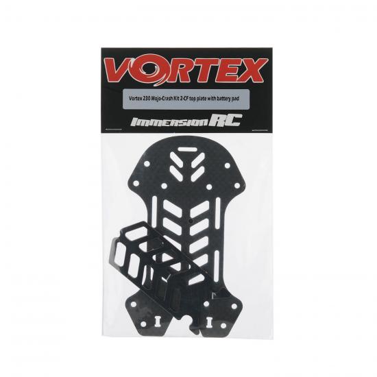 Crash Kit 2- CF Top plate - battery pad: Vortex 230