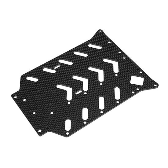Corally Radio Plate Ssx-8R - 3K Carbon - 1 PC