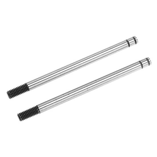 Corally Shock Shaft - Rear - Steel - 2 Pcs