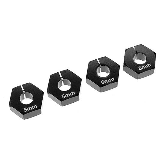 Corally Wheel Hex Adapter - Aluminium. - 4 Pcs