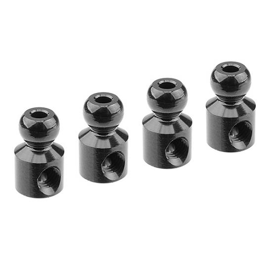 Corally Ball End 4.8mm - For Anti Roll Bar - Aluminium. - 4