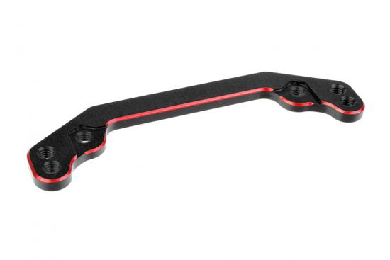 Corally Ackerman Plate Aluminium 7075 Hard Anodised Black/Red