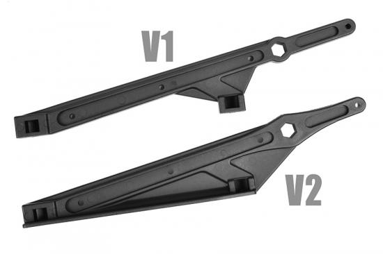Team Corally - Support de châssis - XB - Aluminium 3mm - 1