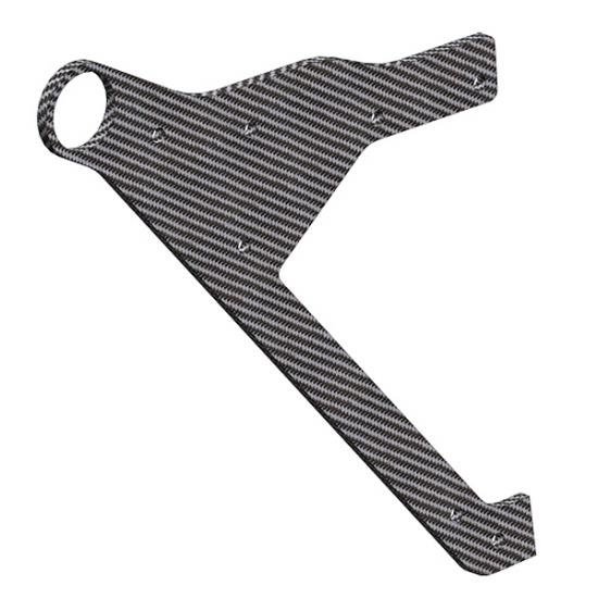 Corally Wheelie Bar Plate Graphite 1 PC