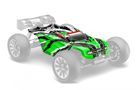 Corally Polycarbonate Body - Shogun Xp 6S - Painted - Cut - 1 PC