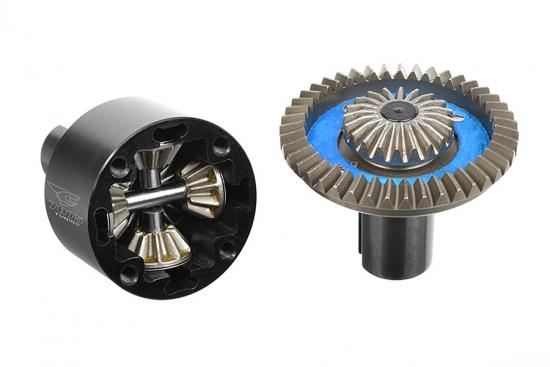 Corally Xtreme Diff Case 30mm Aluminium 7075 Hard Anodised Black Front
