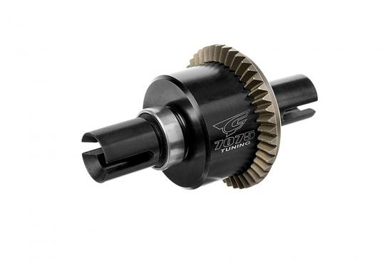 Corally Xtreme Diff Case 30mm Aluminium 7075 Hard Anodised Black Front