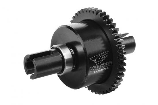Corally Xtreme Diff Case 35mm Aluminium 7075 Hard Anodised Black Centre