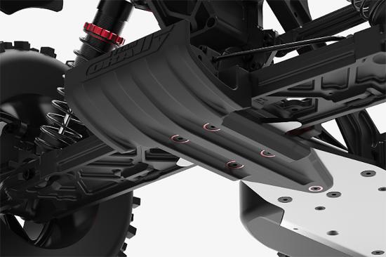 Corally Rear Bumper W / Skid Plate Composite 1 PC