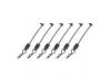 Corally Body Clip Retainer W/Body Clip Black (6)