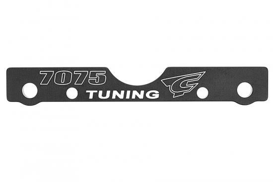 Corally Suspension Arm Mount Fr Swiss 7075 T6 3mm Hard BL.