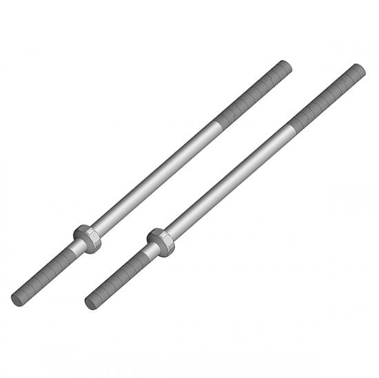 Corally Turnbuckle 80 mm - M3 - Steel - 2 Pcs