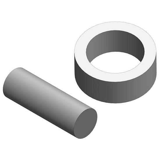 Corally Stub Axle Pin - For Slipper Shaft - Steel