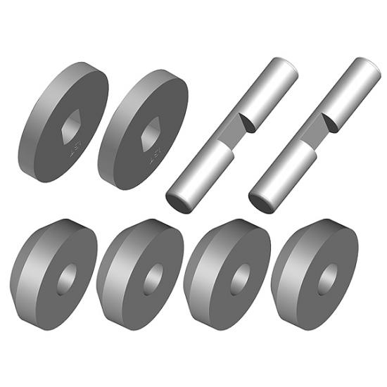 Corally Planetary Diff Gears - Metal - 1 Set