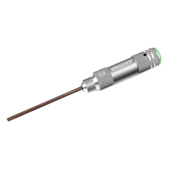 Corally Factory Pro Tool Hardened Tip Aluminium Grip Flat 4.0mm