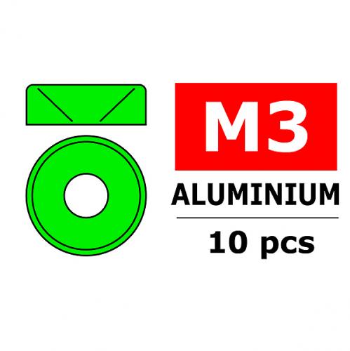 Corally Aluminium Washer For M3 Flat Head Screws Od=