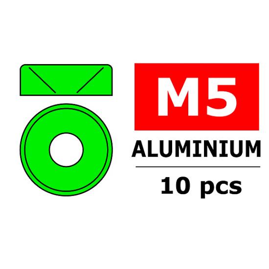 Corally Aluminium Washer For M5 Flat Head Screws Od=