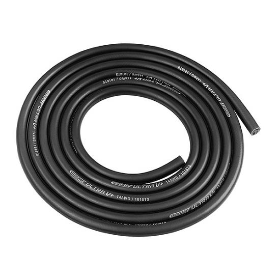 Corally Ultra V+ Silicone Wire - 14AWG - Black - 1M