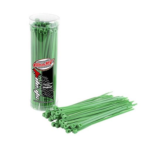 Corally Strap-It - Cabl E Tie Raps - Green - 2.5X100mm
