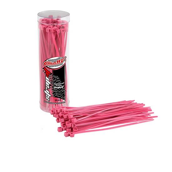 Corally Strap-It - Cabl E Tie Raps - Pink - 2.5X100mm