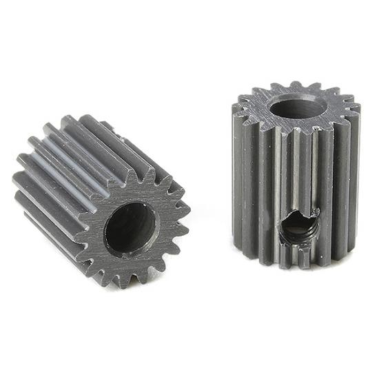 Corally 64DP Pinion - Short - Hard Anodised Al7075 -