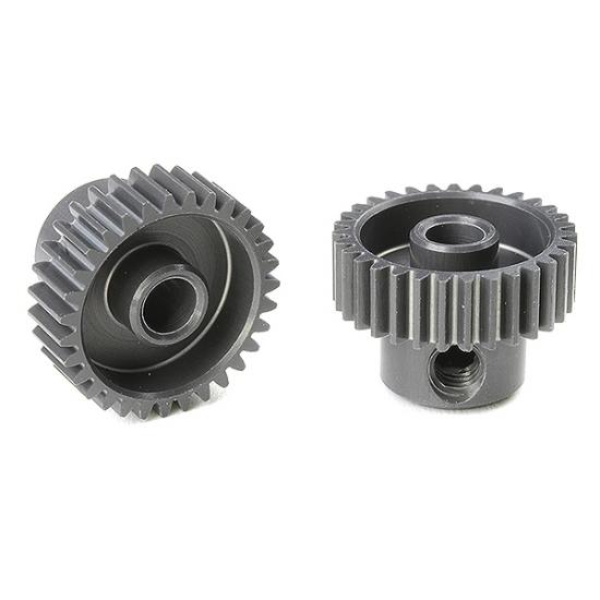 Corally 64DP Pinion - Short - Hard Anodised Al7075 -