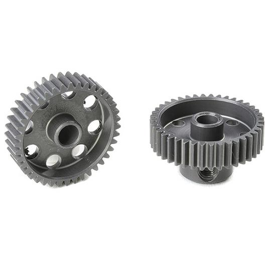 Corally 64DP Pinion - Short - Hard Anodised Al7075 -