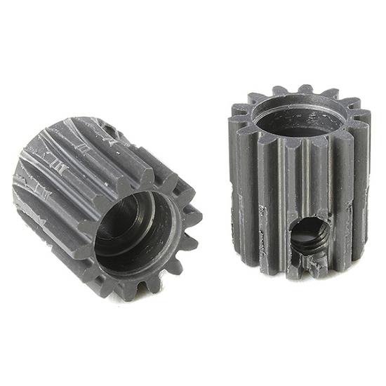 Corally 48DP Pinion - Short - Hard Anodised Al7075 -