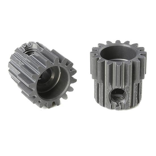 Corally 48DP Pinion - Short - Hard Anodised Al7075 -