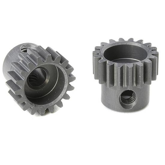 Corally 48DP Pinion - Short - Hard Anodised Al7075 -