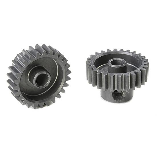 Corally 48DP Pinion - Short - Hard Anodised Al7075 -