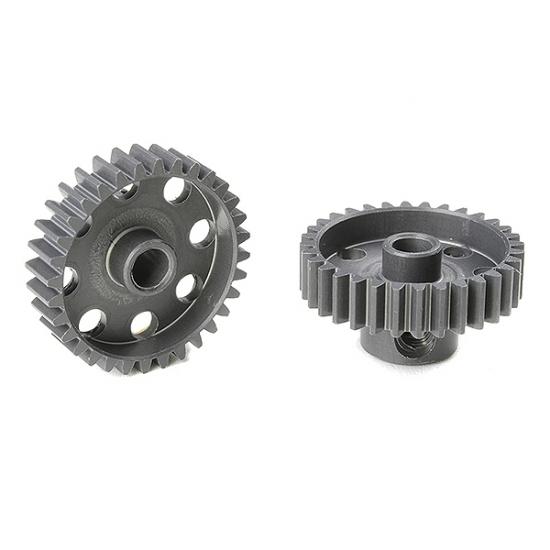 Corally 48DP Pinion - Short - Hard Anodised Al7075 -