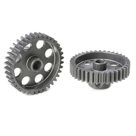 Corally 48DP Pinion - Short - Hard Anodised Al7075 -