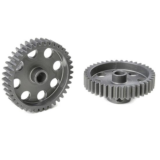 Corally 48DP Pinion - Short - Hard Anodised Al7075 -