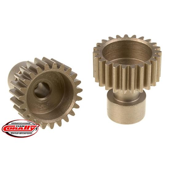 Corally 48DP Pinion Long Boss Hardened Steel 2