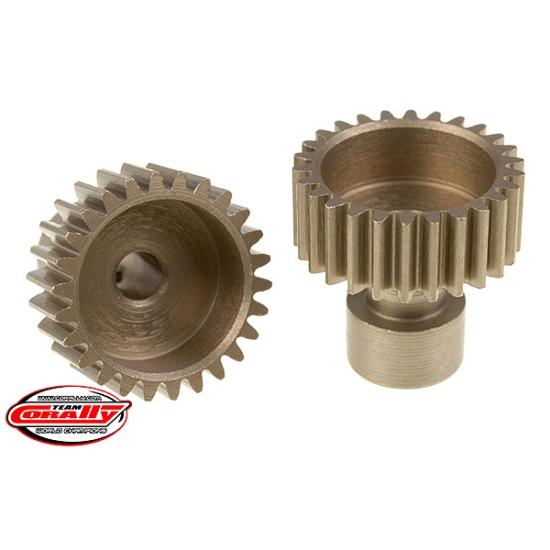 Corally 48DP Pinion Long Boss Hardened Steel 2