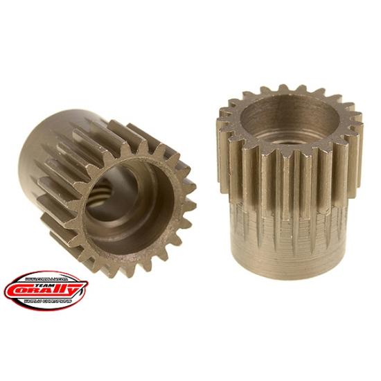 Corally 48DP Pinion Short Hardened Steel 21 Teeth