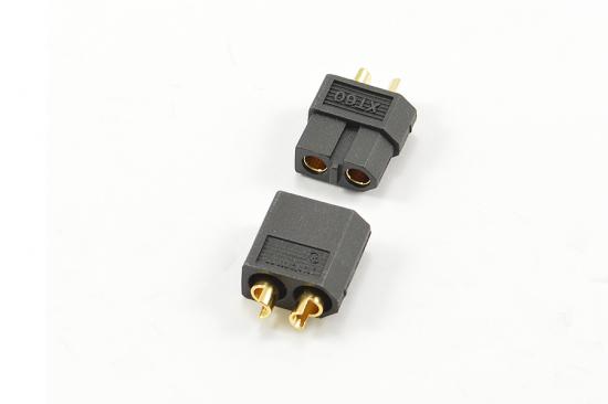 eTronix Black XT60 Connectors - 1 Pair (Male/Female)