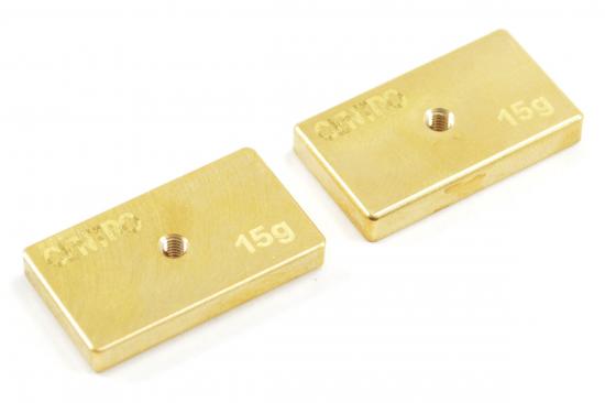 Centro Precision Brass 15G Balancing Weights (2)