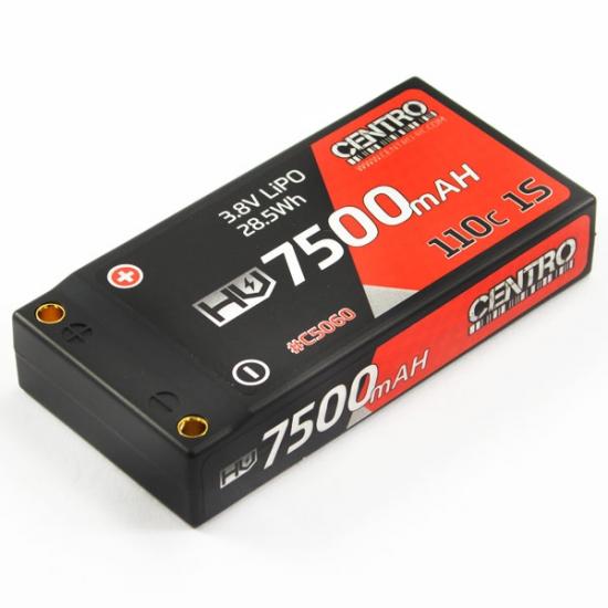 Centro HV 1S 7500Mah 3.8V 110C Hardcase Lipo Battery