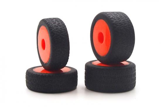Carisma GT24B Orange Wheels/ Tyres Mounted