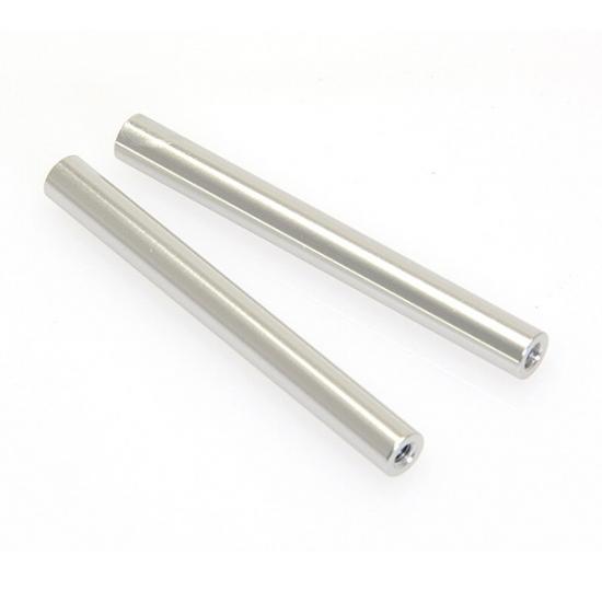 CEN M3X57mm Threaded Aluminium Link (Silver Anodized) - 2Pcs