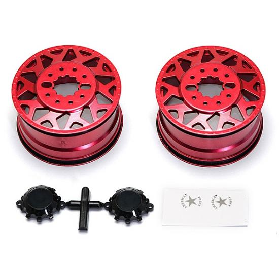 CEN American Force H01 Contra Wheel (Red - W/ Black Cap)