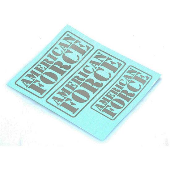 CEN American Force Decal (Silver)