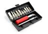 Hobbyist Craft Knife Set - 2 Handles and 12 Blades