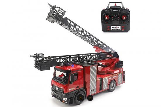HuiNa 1:14 Fire Truck With Ladder And Hose