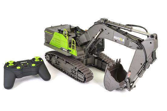 HuiNa 1:14 Excavator With Diecast Cab/Bucket - Hi Torque Dig System